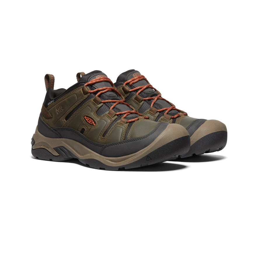 Keen Men's Circadia Waterproof Shoe | Black Olive/Potters Clay 2 Keen Men's Circadia Waterproof Shoe | Black Olive/Potters Clay - Image 2