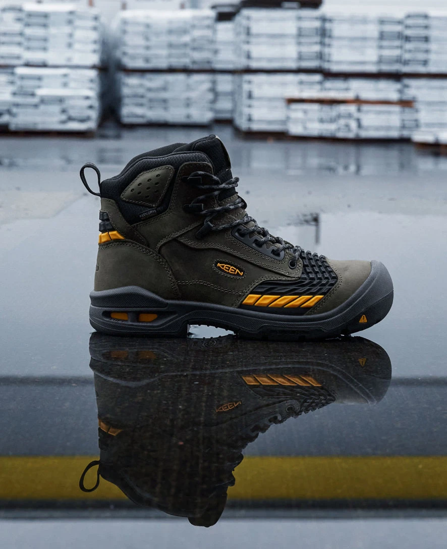 Keen Men's Troy 6" Waterproof Boot (Carbon-Fiber Toe) | Magnet/Black 7 Keen Men's Troy 6" Waterproof Boot (Carbon-Fiber Toe) | Magnet/Black - Image 7