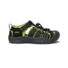 Keen Big Kids' Newport H2 | Black/Lime Green
