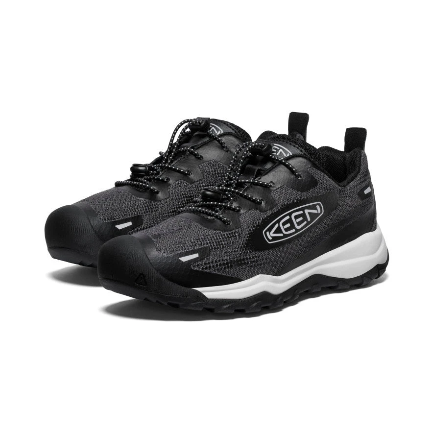 Keen Big Kids' Wanduro Speed Hiking Shoe | Black/Vapor 2 Keen Big Kids' Wanduro Speed Hiking Shoe | Black/Vapor - Image 2