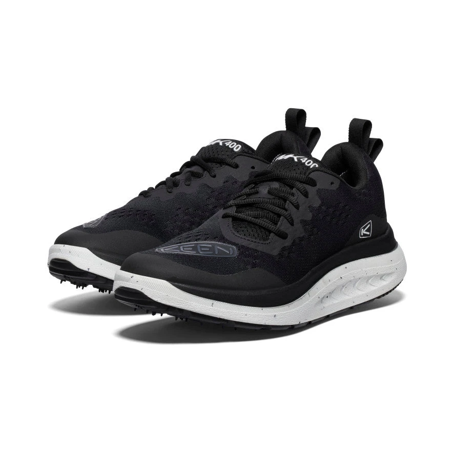 Keen Men's WK400 Walking Shoe | Black/White 2 Keen Men's WK400 Walking Shoe | Black/White - Image 2