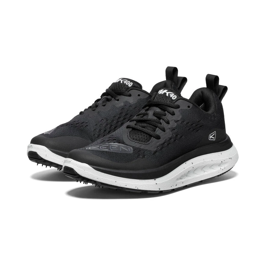 Keen Women's WK400 Walking Shoe | Black/White 2 Keen Women's WK400 Walking Shoe | Black/White - Image 2