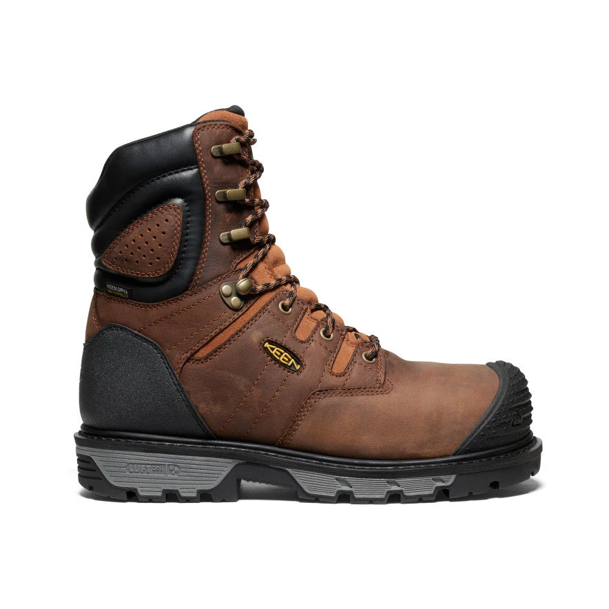 Keen Men's Camden 8" Insulated Waterproof Boot (Carbon-Fiber Toe) | Leather Brown/Black 1 Keen Men's Camden 8" Insulated Waterproof Boot (Carbon-Fiber Toe) | Leather Brown/Black