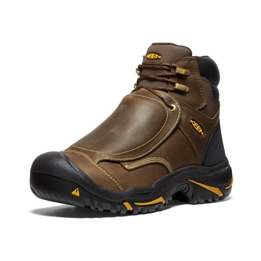 Keen Men's Mt Vernon 6" MET Waterproof Boot (Steel Toe) | Cascade Brown 3 Keen Men's Mt Vernon 6" MET Waterproof Boot (Steel Toe) | Cascade Brown - Image 3