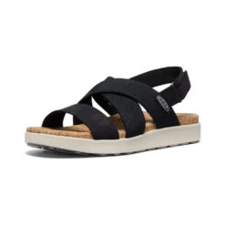Keen Women's Elle Criss Cross Sandal | Black/Birch -Keen 4d9958343b8084a05eea93395298af61045119bb