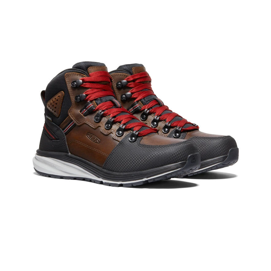 Keen Men's Red Hook Waterproof Boot (Soft Toe) | Tobacco/Black 2 Keen Men's Red Hook Waterproof Boot (Soft Toe) | Tobacco/Black - Image 2