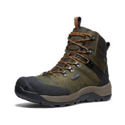 Keen Men's Revel IV Polar Waterproof Boot | Dark Olive/Marmalade -Keen 620b7535daa3a4603908485bce1bd10e35f7788f