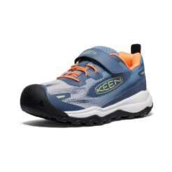 Keen Little Kids' Wanduro Speed Hiking Shoe | Vintage Indigo/Tangerine -Keen 6951d02341dd7ece69607d7b83fc2da2591f39e7