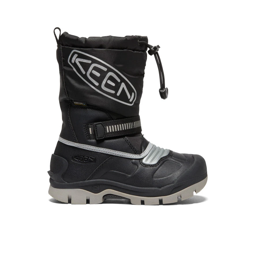 Keen Little Kids' Snow Troll Waterproof Boot | Black/Silver 1 Keen Little Kids' Snow Troll Waterproof Boot | Black/Silver