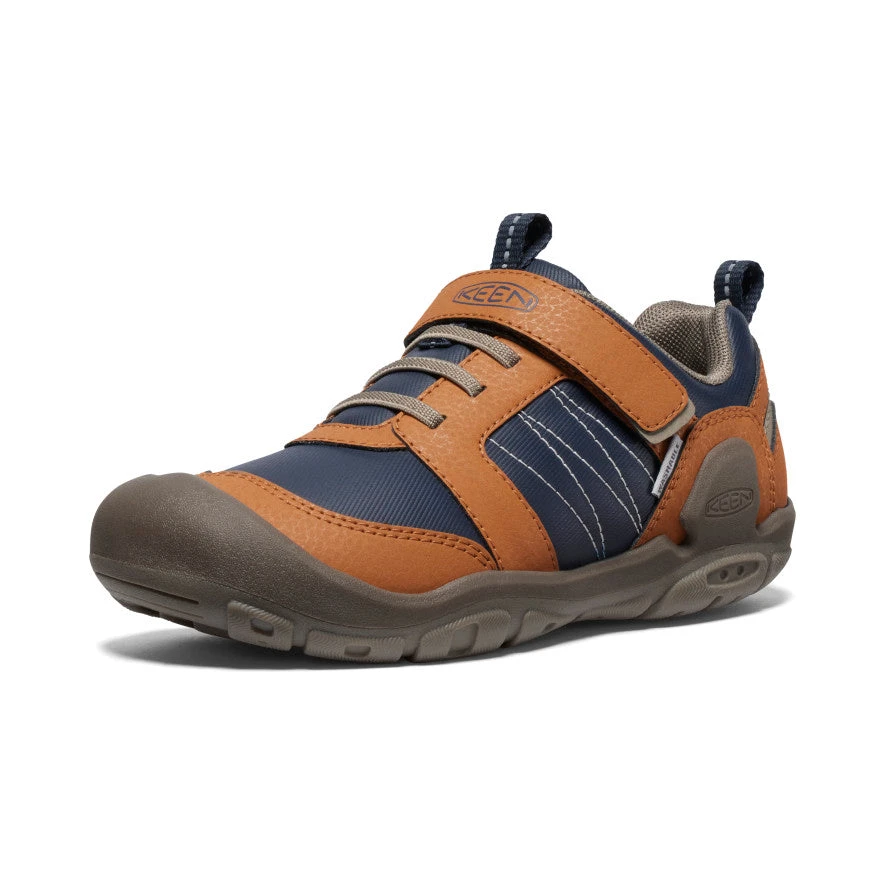 Big Kids' Knotch Peak Sneaker | KEEN Maple/Sky Captain 3 Big Kids' Knotch Peak Sneaker | KEEN Maple/Sky Captain - Image 3