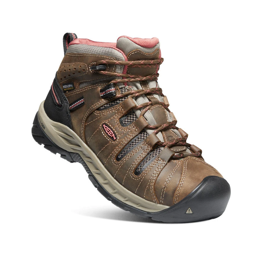 Keen Women's Flint II Waterproof Boot (Soft Toe) | Cascade Brown/Brick Dust 3 Keen Women's Flint II Waterproof Boot (Soft Toe) | Cascade Brown/Brick Dust - Image 3