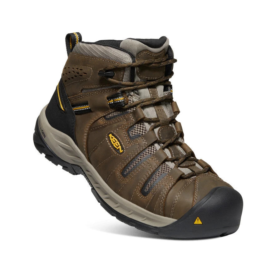 Keen Men's Flint II Boot (Steel Toe) | Cascade Brown/Golden Rod 3 Keen Men's Flint II Boot (Steel Toe) | Cascade Brown/Golden Rod - Image 3