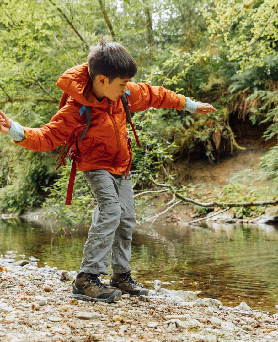 Keen Big Kids' Ridge Flex Waterproof Boot | Dark Olive/Dusky Citron 6 Keen Big Kids' Ridge Flex Waterproof Boot | Dark Olive/Dusky Citron - Image 6