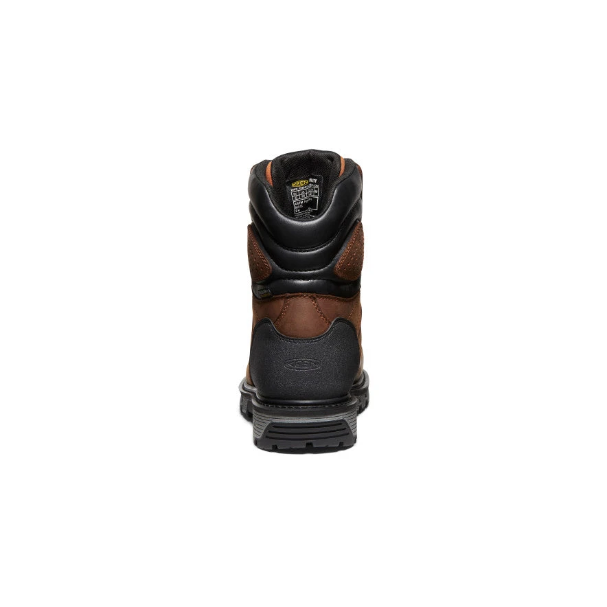Keen Men's Camden 8" Insulated Waterproof Boot (Carbon-Fiber Toe) | Leather Brown/Black 5 Keen Men's Camden 8" Insulated Waterproof Boot (Carbon-Fiber Toe) | Leather Brown/Black - Image 5