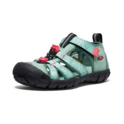 Keen Little Kids' Seacamp II CNX | Granite Green/Cayenne -Keen b1ce287f74ce7111435e00a32c7eac575617cfa6
