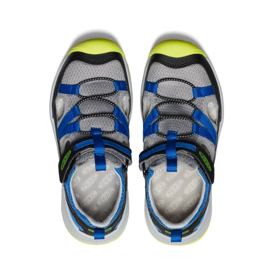 Keen Big Kids' Motozoa Sandal | Classic Blue/Evening Primrose 4 Keen Big Kids' Motozoa Sandal | Classic Blue/Evening Primrose - Image 4