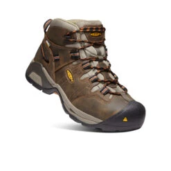 Keen Men's Detroit XT Waterproof Boot (Soft Toe) | Black Olive/Leather Brown -Keen b39ffe18369a9d1cb4dfd4d3541b73b3aa6303b0