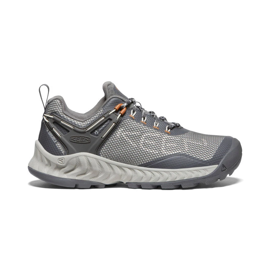 Women's NXIS EVO Waterproof Shoe | Steel Grey/KEEN Maple 1 Women's NXIS EVO Waterproof Shoe | Steel Grey/KEEN Maple