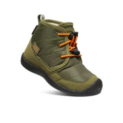 Keen Little Kids' Howser II Waterproof Chukka | Capulet Olive/Russet Orange -Keen cd52a276439204eeafc52cacb04060a80959a09a