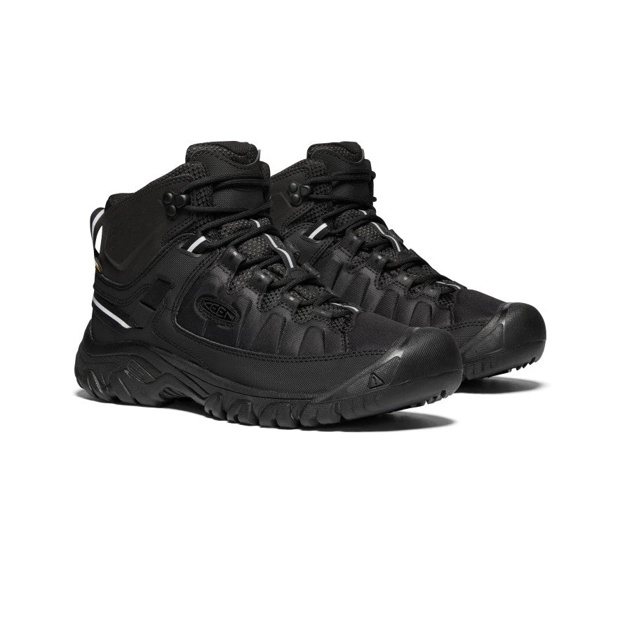 Keen Men's Targhee EXP Waterproof Mid | Black/Black 2 Keen Men's Targhee EXP Waterproof Mid | Black/Black - Image 2