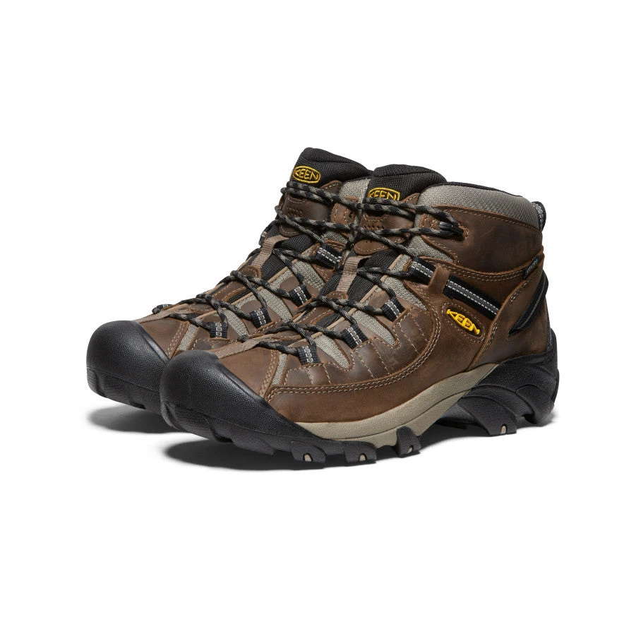 Keen Men's Targhee II Mid Waterproof Hiking Boots | Shitake/Brindle 2 Keen Men's Targhee II Mid Waterproof Hiking Boots | Shitake/Brindle - Image 2