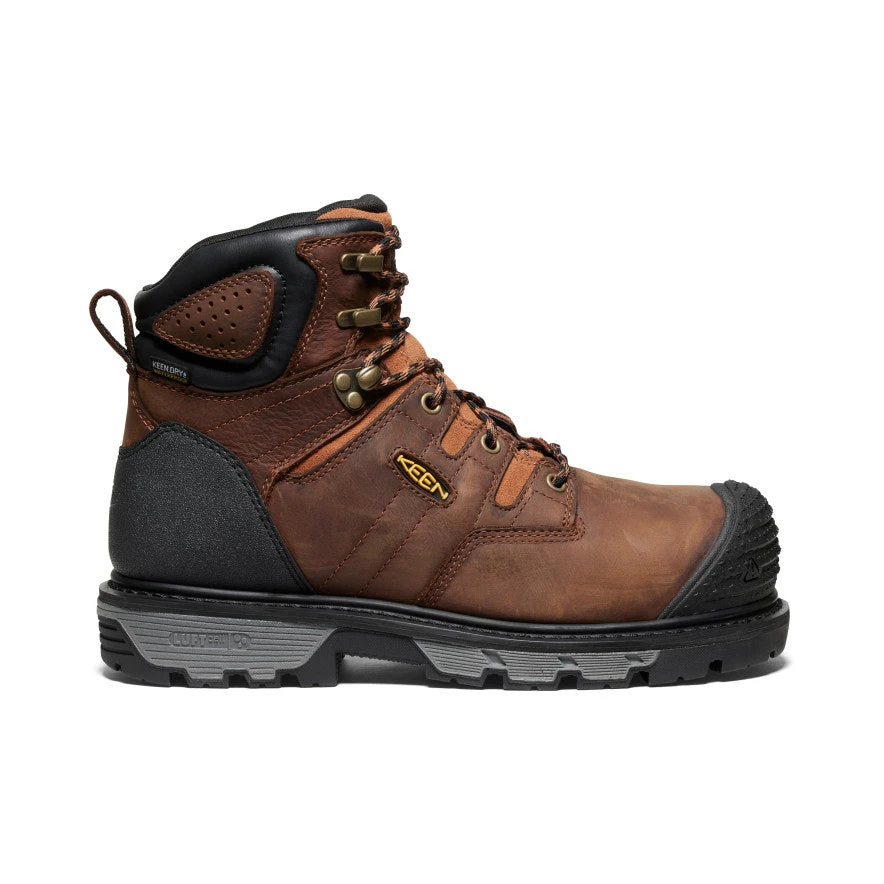 Keen Men's Camden 6" Waterproof Boot (Carbon-Fiber Toe) | Leather Brown/Black 1 Keen Men's Camden 6" Waterproof Boot (Carbon-Fiber Toe) | Leather Brown/Black