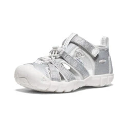 Keen Little Kids' Seacamp II CNX | Silver/Star White -Keen e0dfce325b5bcb40b27f319ef72c26f942ad073b