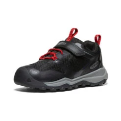 Keen Little Kids' Wanduro Waterproof Shoe | Black/Ribbon Red -Keen e8042e538d8c98417034e8ac8fe140aaef848eb4