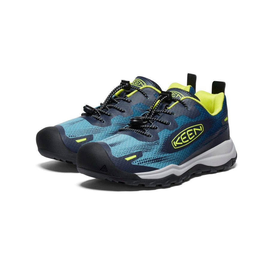 Keen Big Kids' Wanduro Speed Hiking Shoe | Legion Blue/Evening Primrose 2 Keen Big Kids' Wanduro Speed Hiking Shoe | Legion Blue/Evening Primrose - Image 2