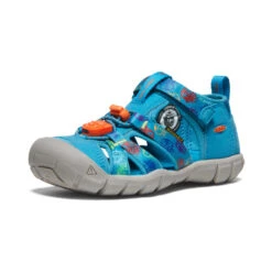 Keen Little Kids' Seacamp II CNX X Smokey Bear | Smokey Bear/Fjord Blue -Keen fc79a296cb0f2c679702712ecf2835e32f9c05c5